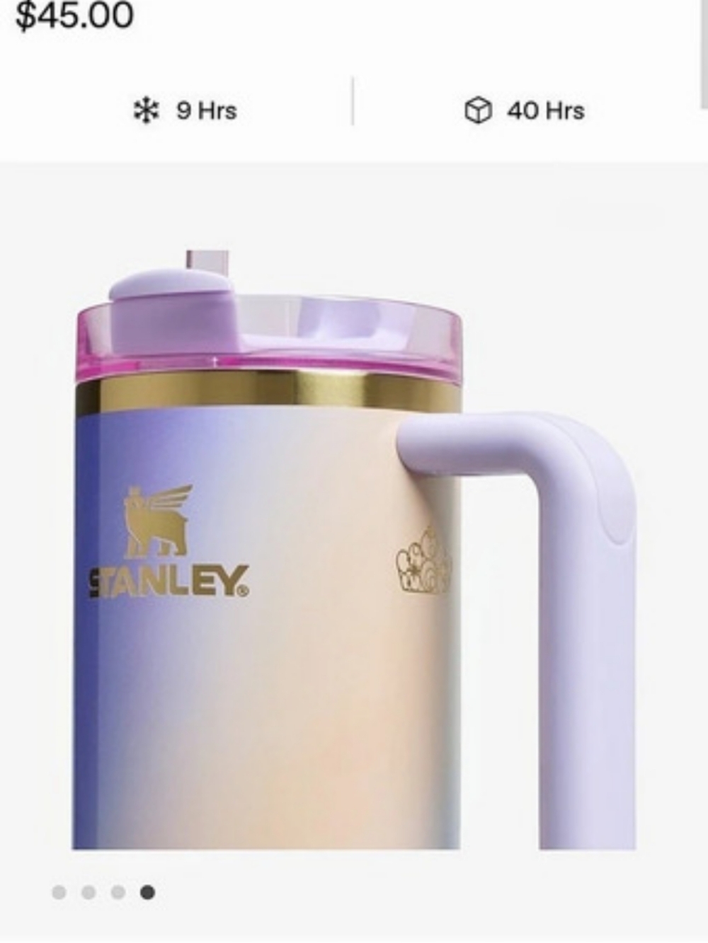 Stanley The Quencher H2.0 FlowState Tumbler 30 oz Purple New